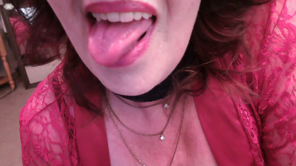 509 the Sexiest 60 Year Old Ever Smoking in Red Lace Lingerie See Too Sexy