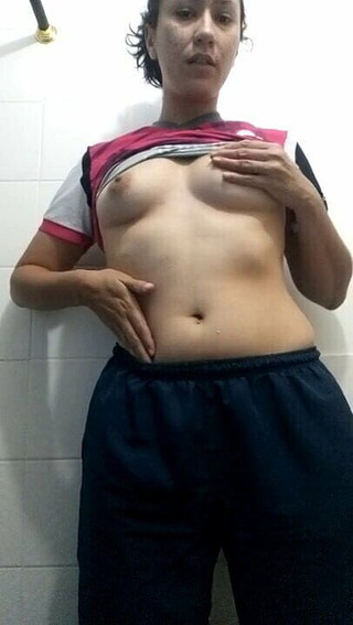 I Was so Hot That I Couldn't Stand It and I Masturbated in a Public Bathroom