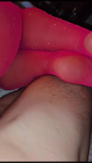 Anna Fire Fucks in Pink Tights