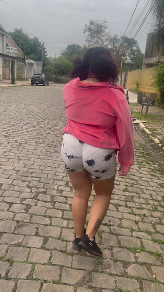 BBW Walking in While Gassy and Can't Stop Farting