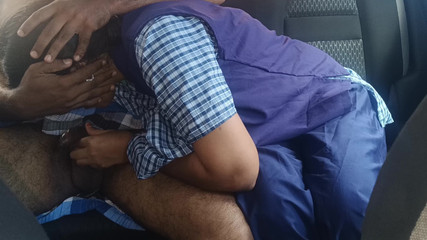 Uniform Girl Car Sex with Step Father Part 2