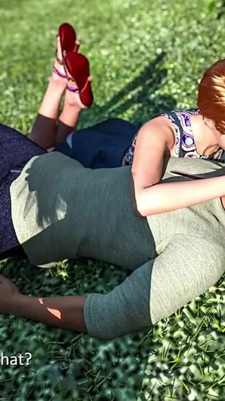 GF's Friend Watches Oral Pleasure - the Spellbook Pure #13 Animated Game Gameplay