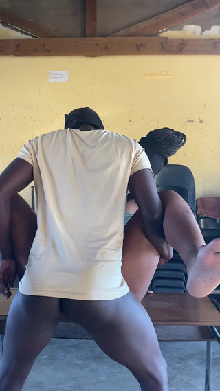 With Wife in Public Building