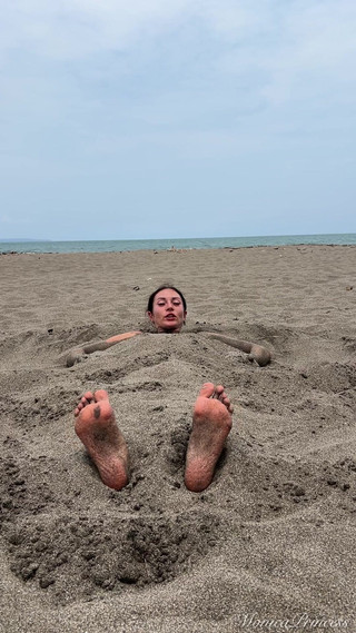 Buried in the Sand & Beach Yoga - Double the Show