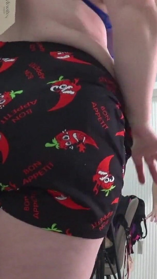 Big Tits Try on Many New Bras, Big Butt Changes Panties in Front of the Mirror, Camera Watches. Curvy MILF with Bouncing Boobs.