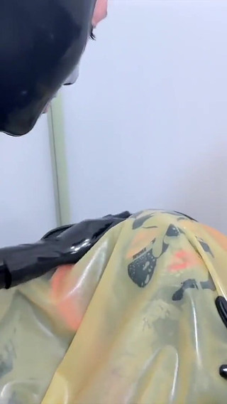 Two Alien Dommes Transforming Boy to Alien Rubber Sissy