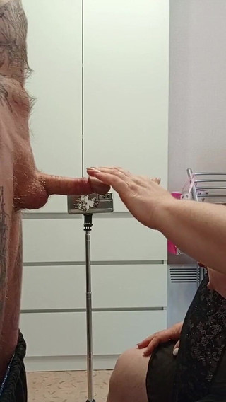 Stepmother Sucks Dick and Then I Pour Cum on Her Huge Tits