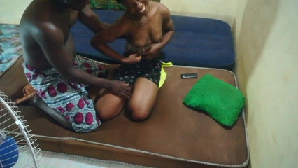 For Unpaid Electricity Bill, Blessing Gets Fucked by an Electrical Agent