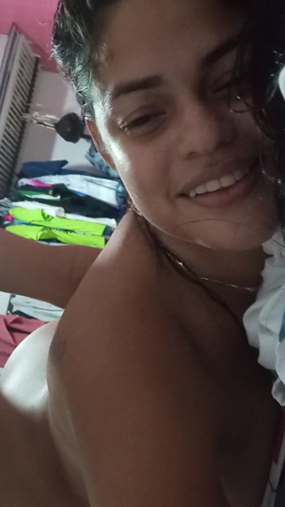 My Neighbor Doggy Fucks Me Hard and I Clean His Cock with My Mouth Til Gagging Reflex