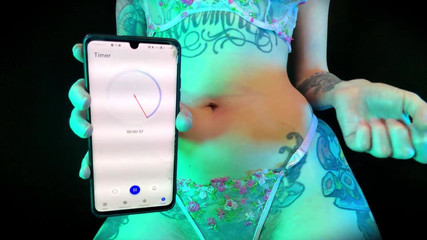 Limit Pushing Breath Play Jerk off Session - Hand Over Mouth, Happy End