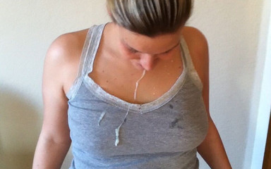 Fat Cum Load Pumped Onto My Clothes