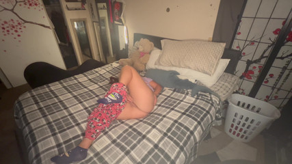 Student Step-daughter Got Filmed While Masturbating