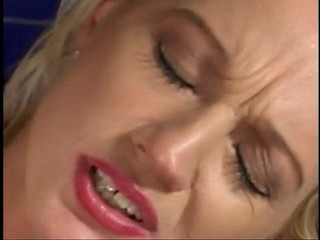 Sexy blond in gymn pussy fucked by stud in dark glasses after he lifts weights