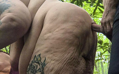 Slut Thought She Was Alone but Here Comes a Hard Stranger to Give Her the Big Bone