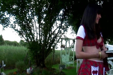 Busty French Slut Adores Stretching Her Holes with a Hard Cock