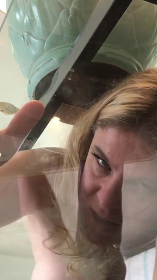 Stepmom gets stuck while sneaking out