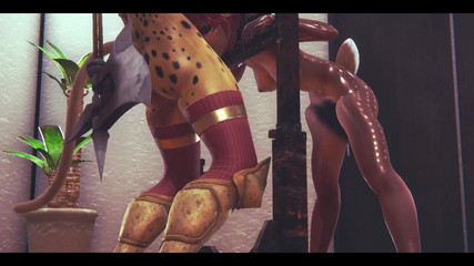 Furry Hentai - Futanari Fawn Girl Having Sex with Tiger Futanari - Japanese Asian Manga Anime Film Game Porn