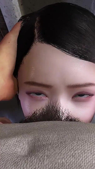 Sexy Asian Girl Sucks Dick in a Bathroom with a Shower of Golden Rain