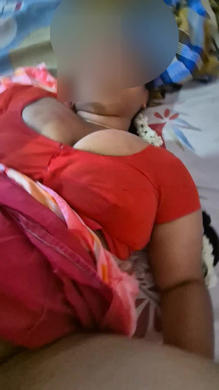 Hot Indian Stepaunty Sreejaa in Saree Blouse Juicy Tits Juggling Hard Sex