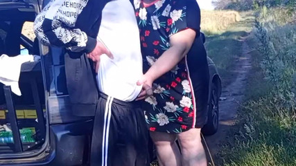 Stepmom Holds My Dick While I Pee and Then Sucks It