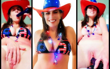 Cowgirl Fireworks: Red, White, & You