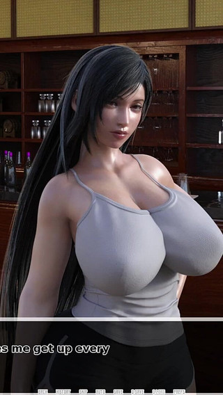 Tifa's Dark Heaven 1 - Game Intro and Cloud Doing Sex with Tifa in Doggy Styl