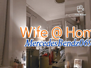 Wife teasing the camera