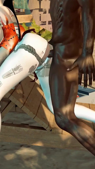 3D Big Boobs Cosplay Model Naked Her Perfect Boobs Got Fucked by BBC