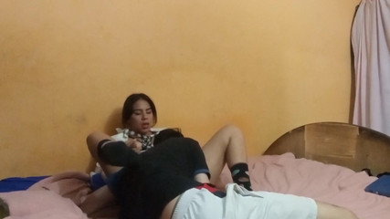 Horny College Girl Calls Her Classmate to Have Sex with Him While No One Is There