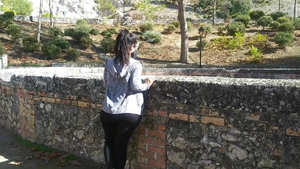 Outdoor blowjob in the forest by a stranger