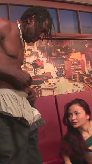 Short girl getting rammed with big black cock