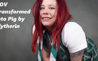 POV Transformed Into Pig by Slytherin