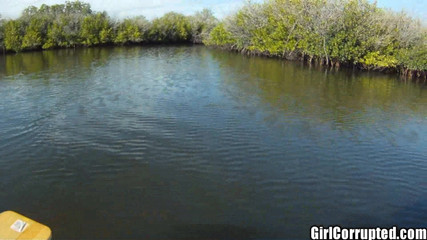 Jasmine Tame Big Boobs Kayak Adventure Fuck Jizz Mouth!