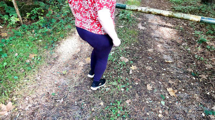 Big Naked Breasts Beaten at the Barrier