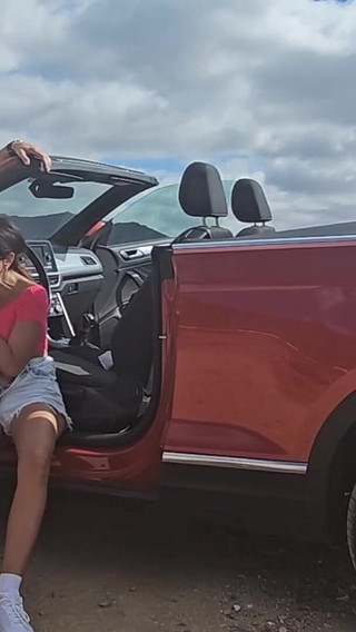 Big Titted Babe Gets Fucked in My Convertible.