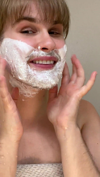 First Time Shaving My Facial Hair