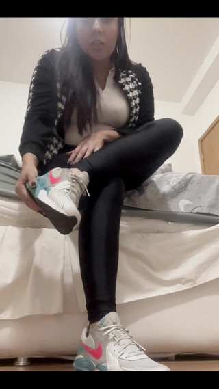 Removing My Sweaty and Super Stinky Sneakers I Was Wearing Yesterday Just for You