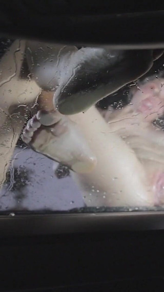 2 Latinas Peeing in Luxurious Car