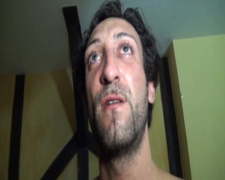 Attractive French Doll Fucks Three Dudes in the Warehouse