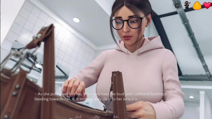 Stepsister Trying to Impress Boss