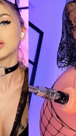 Blonde Dual Cam View by Her Fuck Machine