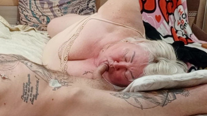 The Neighbor Is Light on Her Feet and Sucks My Dick Until I Cum in Her Mouth