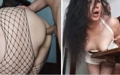 Perfect Ass Slutty Stepmom MILF gets an Intense Fuck Session! Creampie!