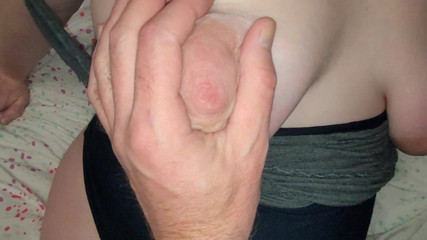 Blonde Pregnant Wife's Saggy Juicy Titties and Sweet Pussy