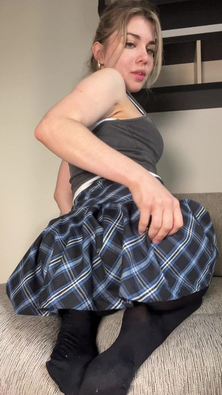 Pantyhose, Skirts, Shorts or Bare Butt