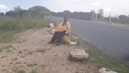 Making my fat body walk at a beauty spot