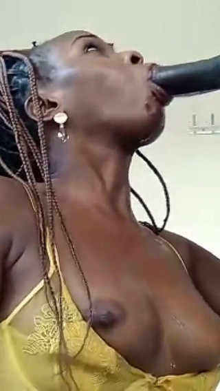 Huge Facial for Slut African MILF