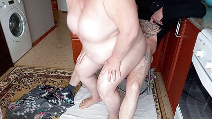 Wife cheats with a plumber fucks and sucks his dick