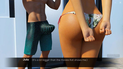 Flirty F Cap 4 - My Boss Gives Me a Blowjob for Helping Her with Her Exercises