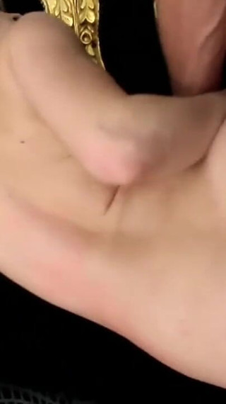 Double studs for blonde babe!